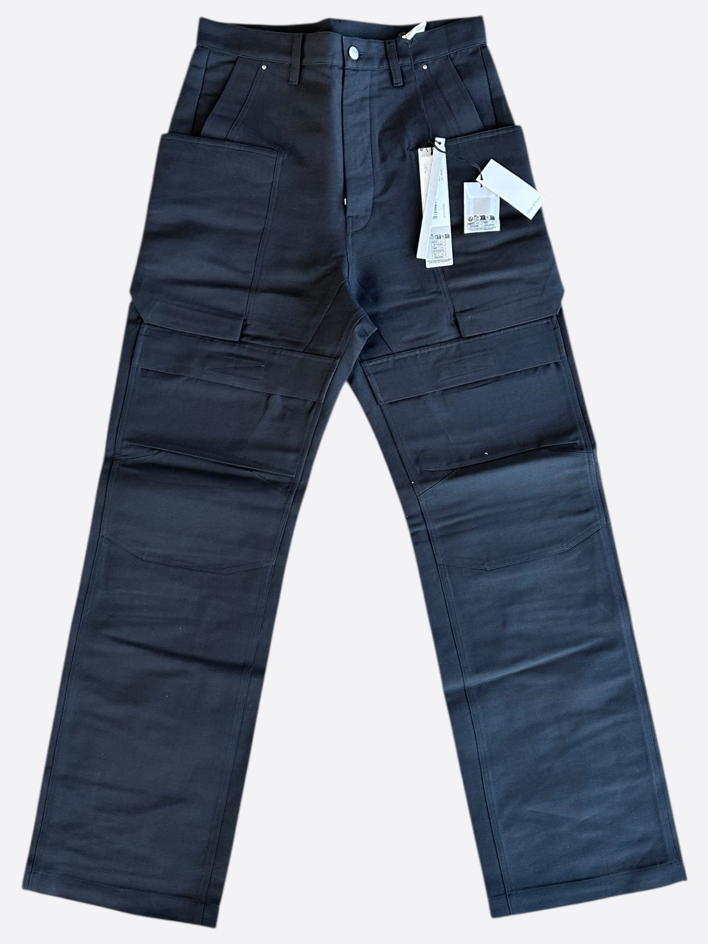 Rick Owens Black Stefan Cargo Pants
