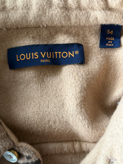 Louis Vuitton Beige & Brown Monogram Overshirt