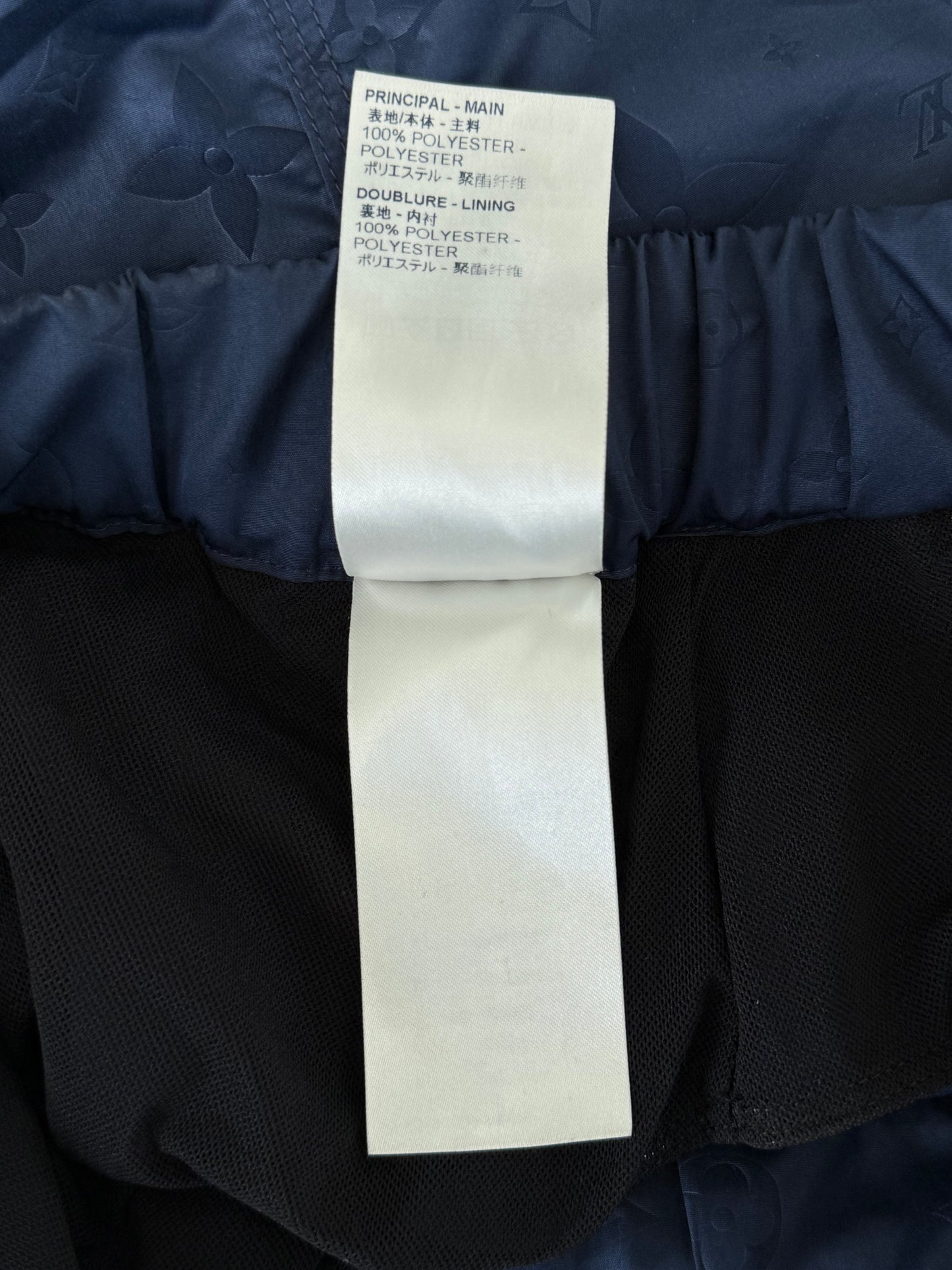 Louis Vuitton Navy Monogram Swim Shorts