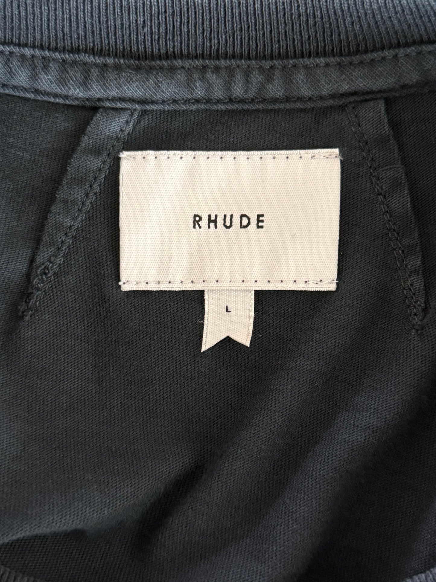 Rhude Black & White 4x4 Graphic Longsleeve T-Shirt