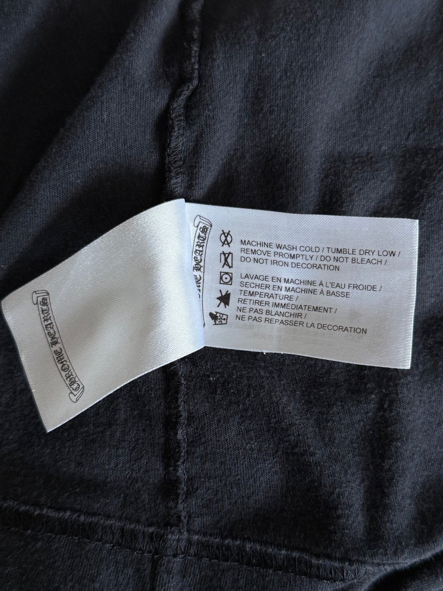 Chrome Hearts Black Multicolor Cross Logo T-Shirt