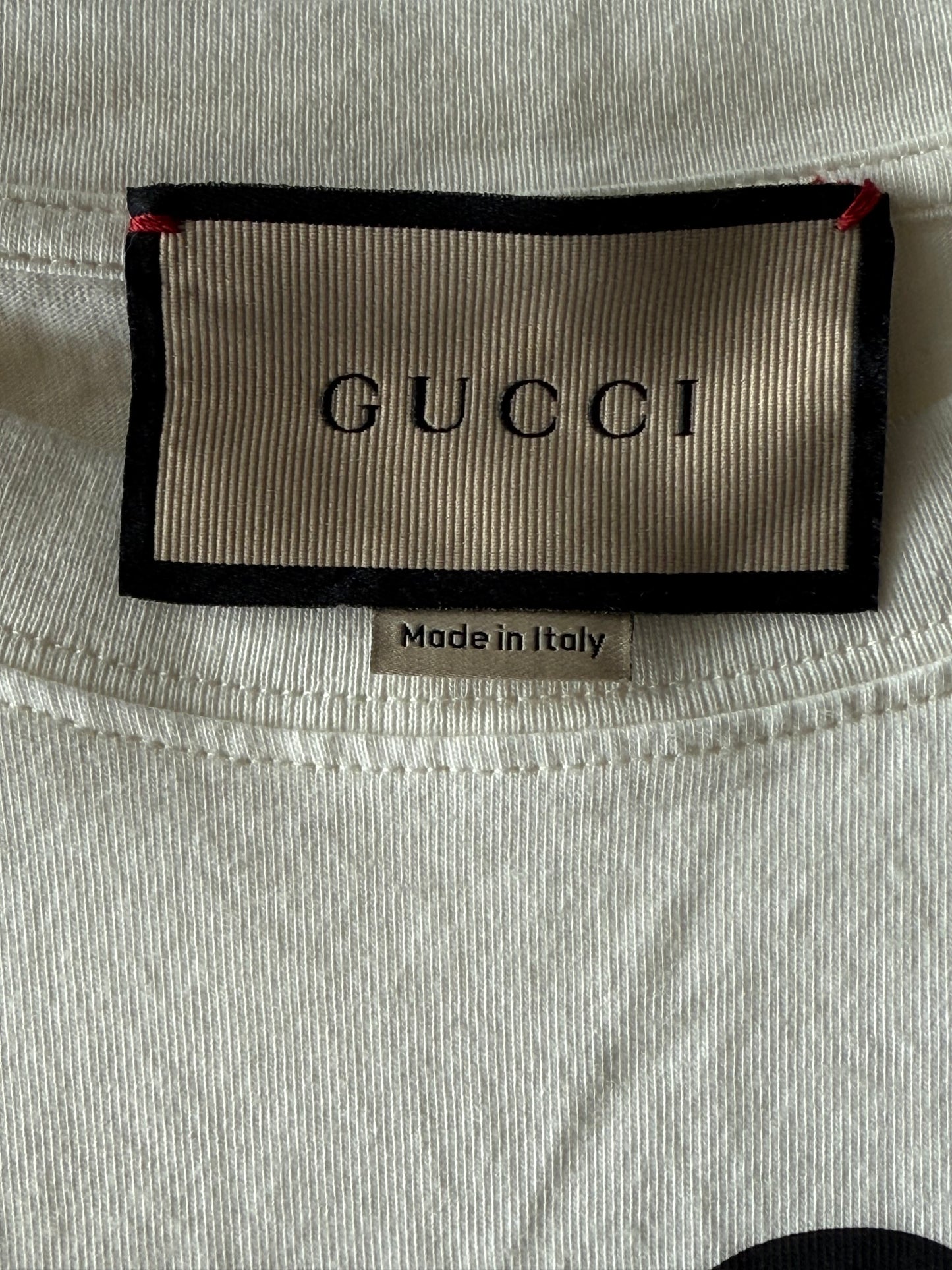 Gucci White & Multicolor Firenze 1921 Logo T-Shirt
