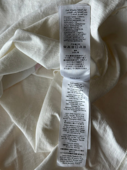 Gucci White & Multicolor Firenze 1921 Logo T-Shirt