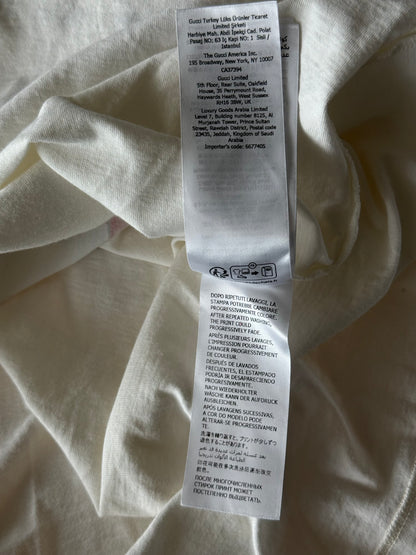 Gucci White & Multicolor Firenze 1921 Logo T-Shirt