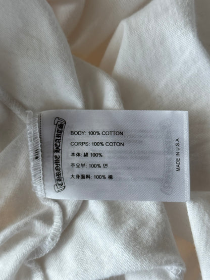 Chrome Hearts White Miami Exclusive Cross Logo T-Shirt