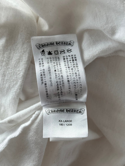 Chrome Hearts White Miami Exclusive Cross Logo T-Shirt