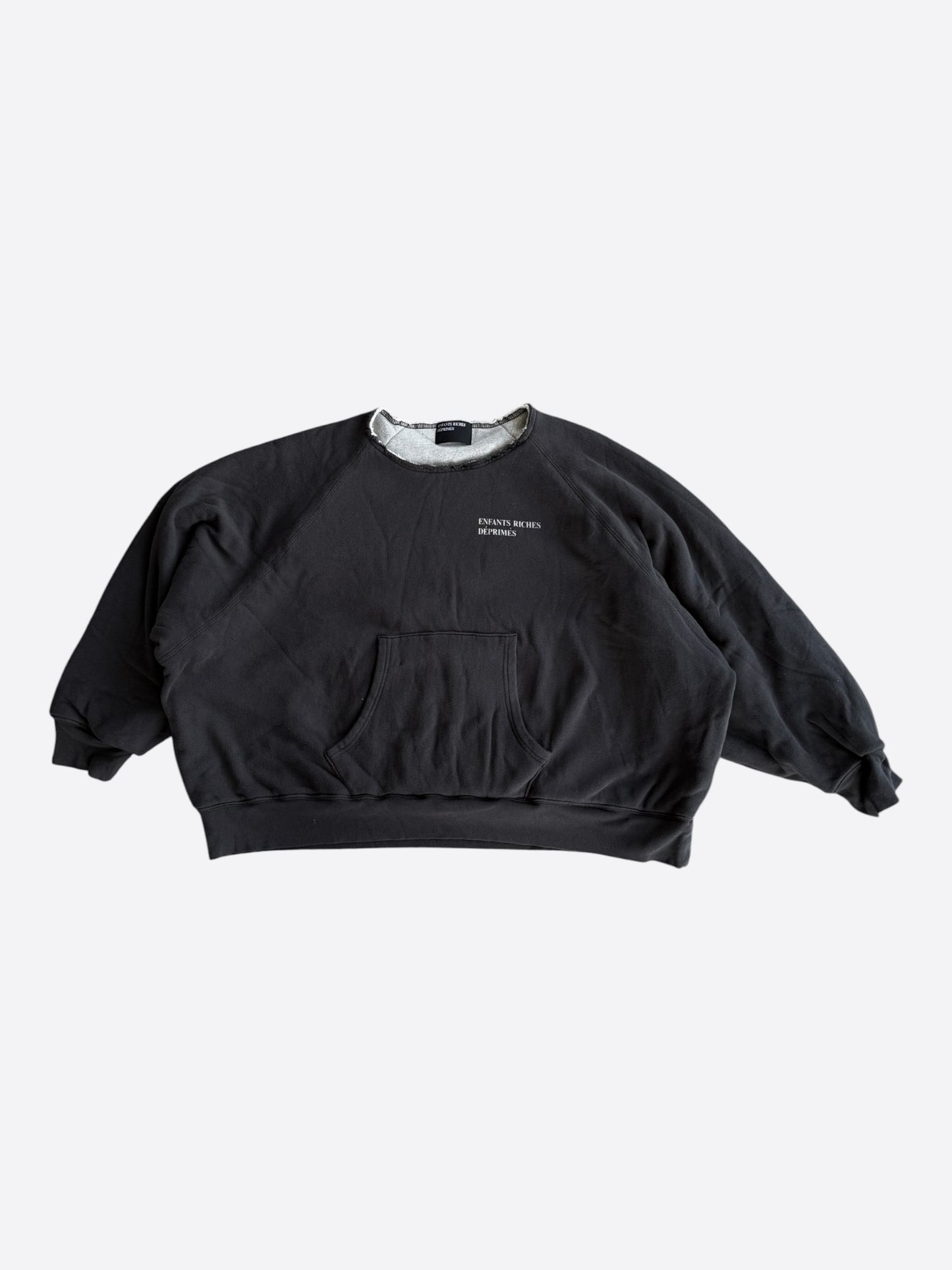 Enfants Riches Deprimes Black & White Classic Logo Sweater