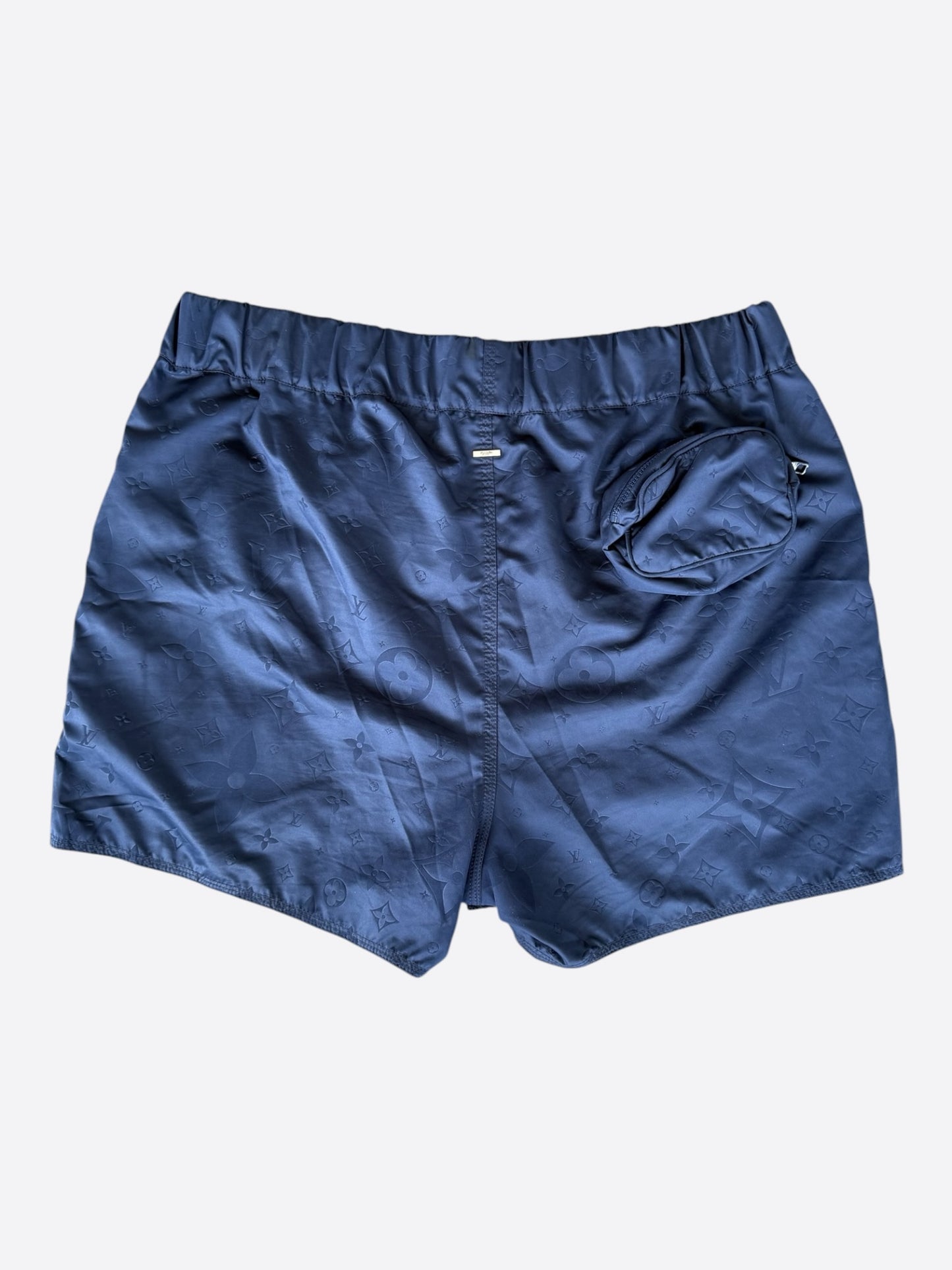 Louis Vuitton Navy Monogram Swim Shorts