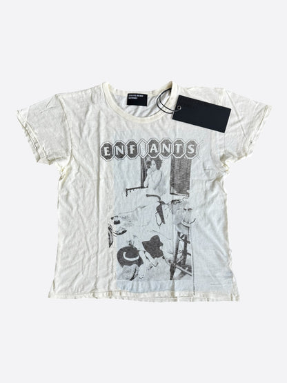 Enfants Riches Deprimes White Show Me Kansas Distressed T-Shirt