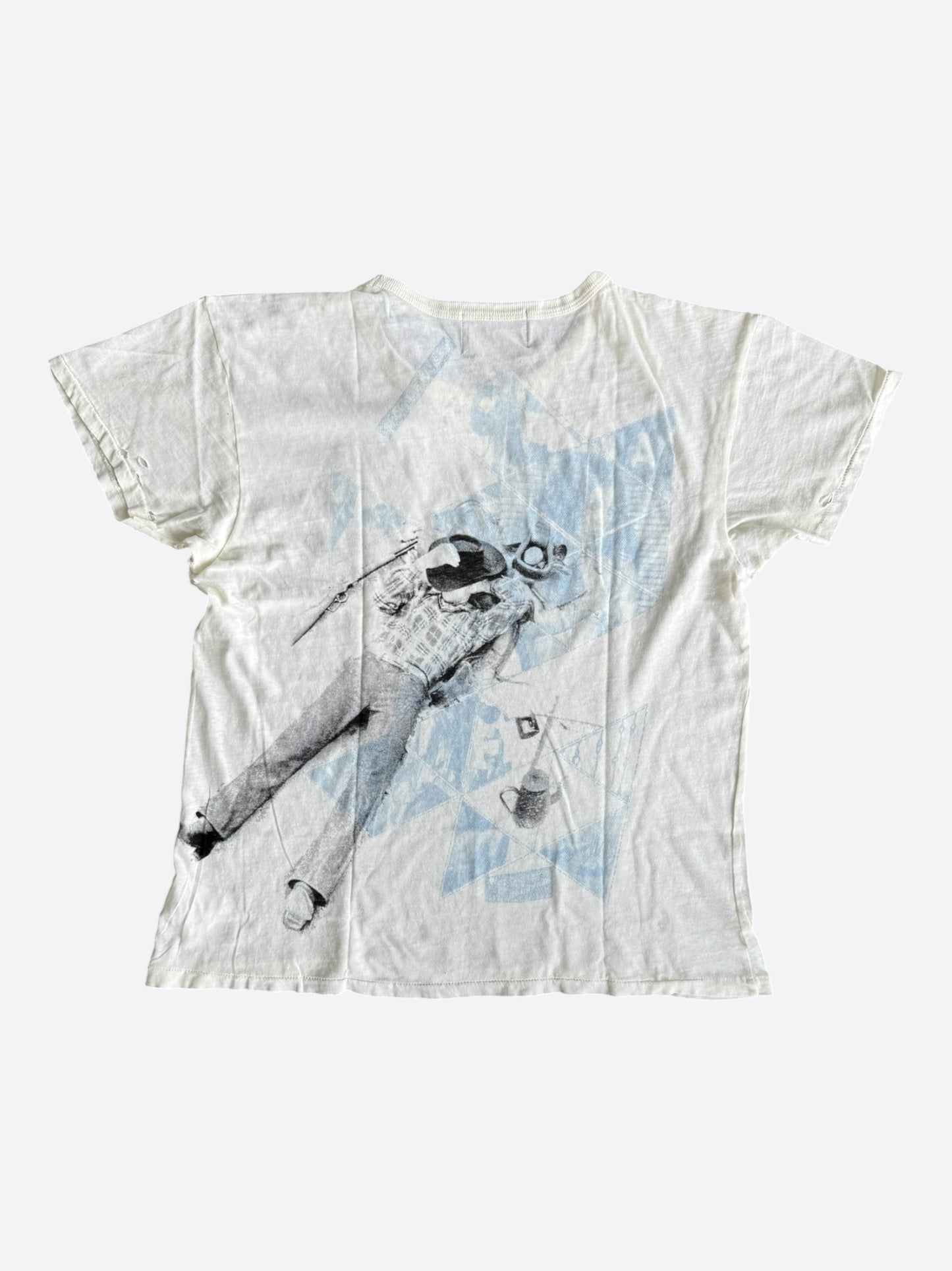 Enfants Riches Deprimes White Show Me Kansas Distressed T-Shirt