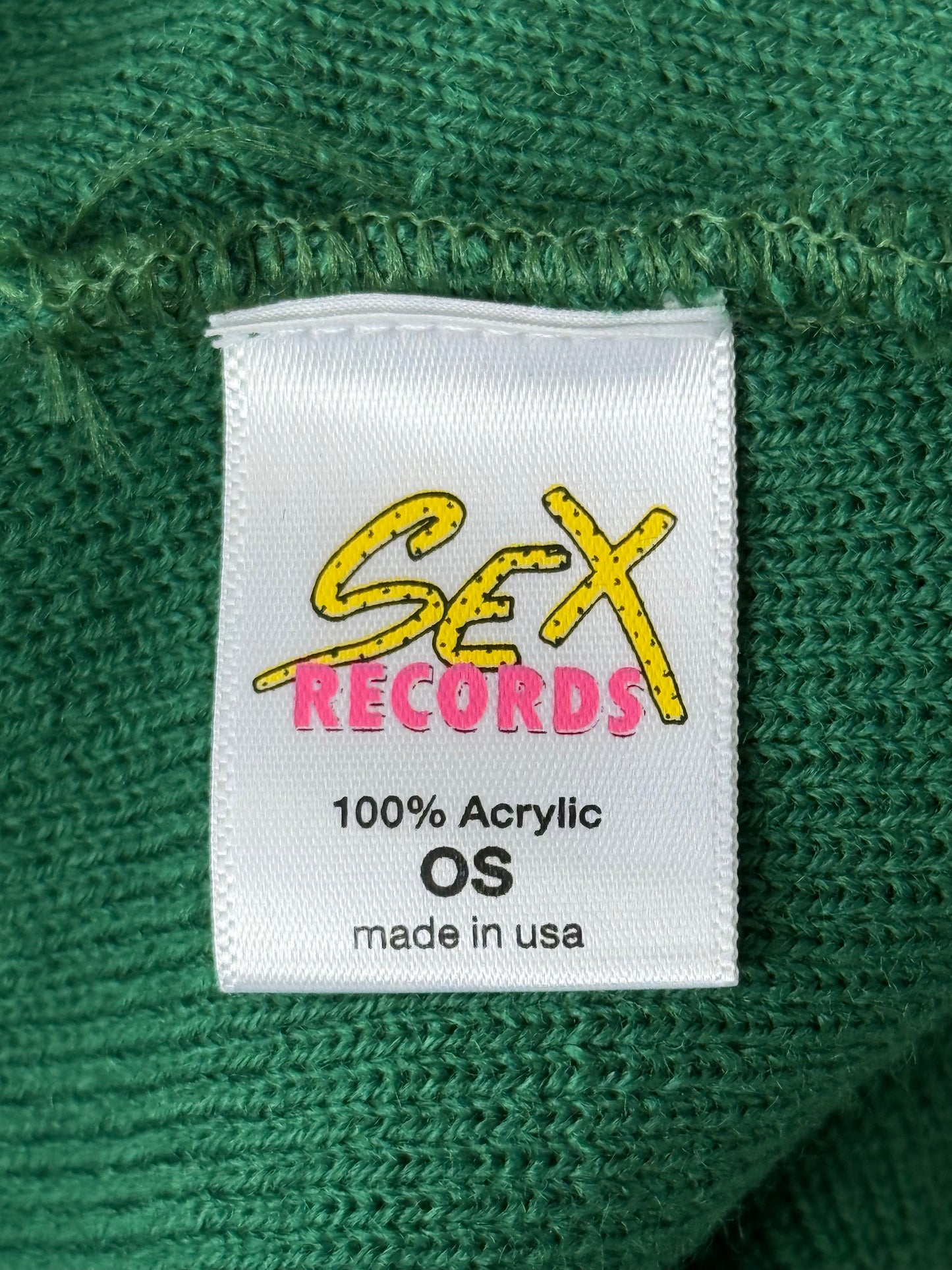Matty Boy Anti Promo Green & Yellow Scream Patch Beanie