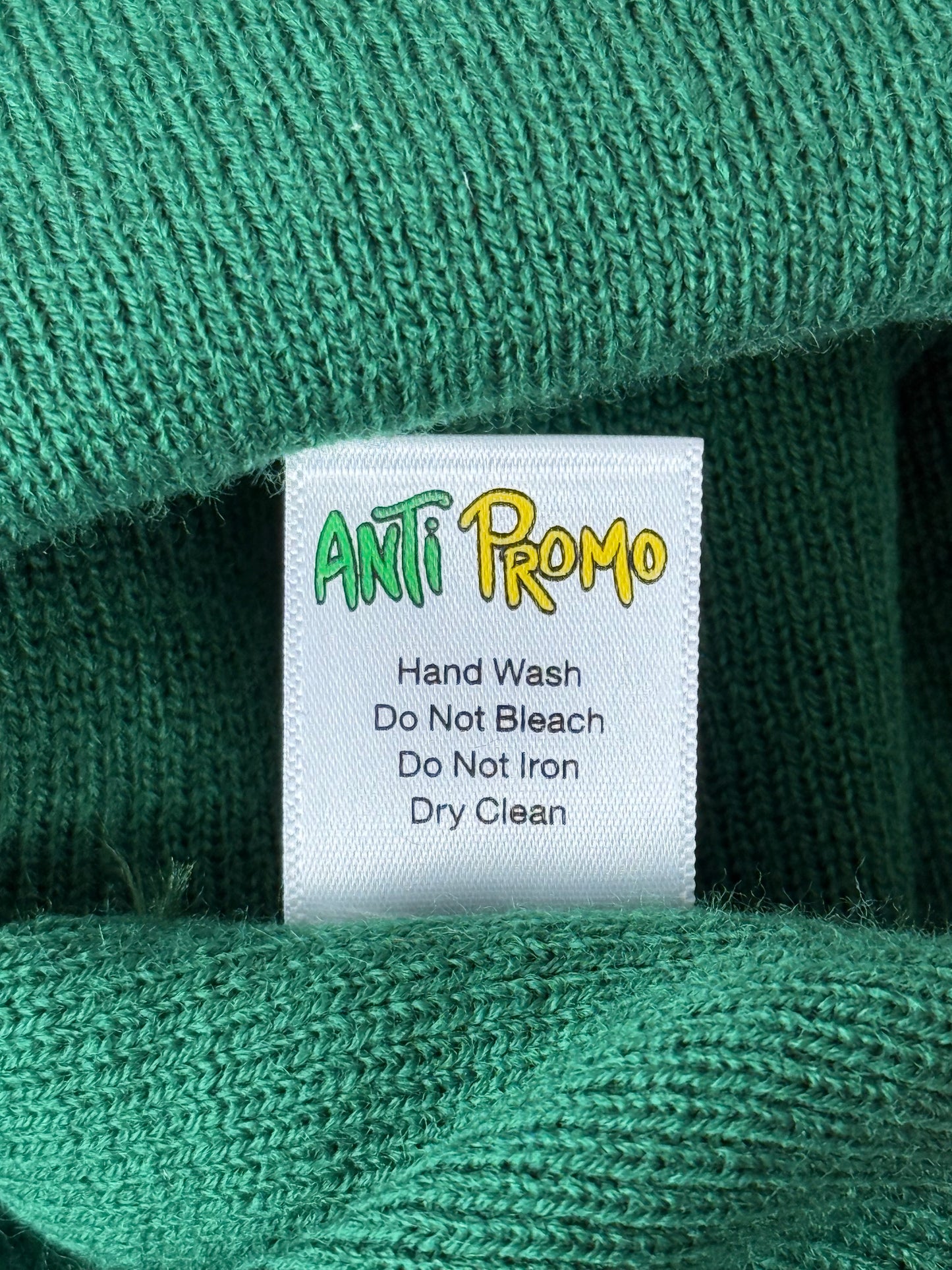 Matty Boy Anti Promo Green & Yellow Scream Patch Beanie