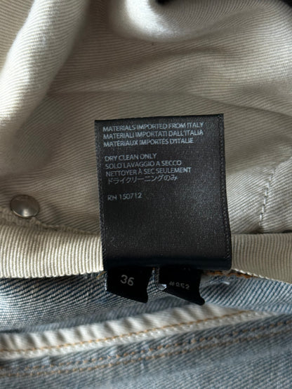 Amiri Clay Indigo Cracked Pink Patch MX1 Jeans