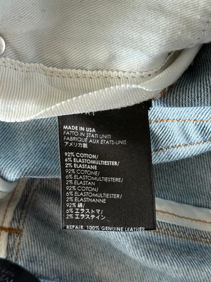 Amiri Light Indigo & Black Patch MX1 Jeans