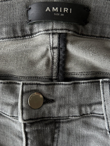 Amiri Grey Stack Jeans