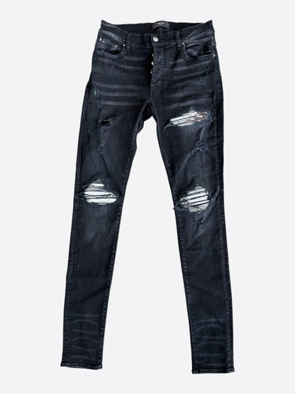 Amiri Black Marble Patch MX1 Jeans