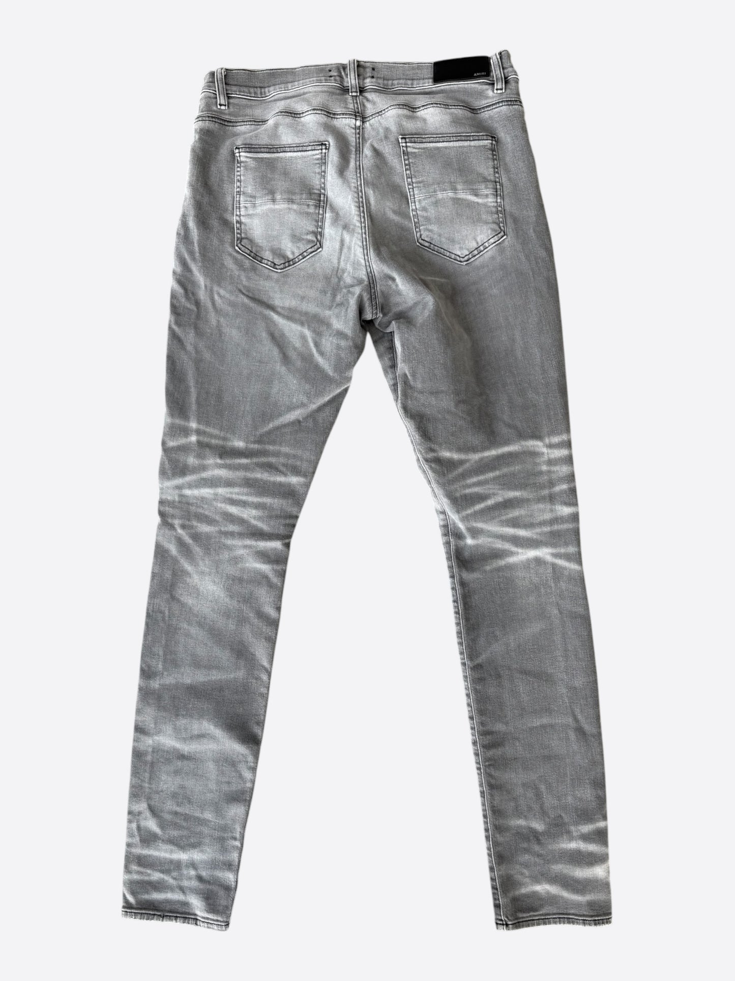 Amiri Grey Stack Jeans