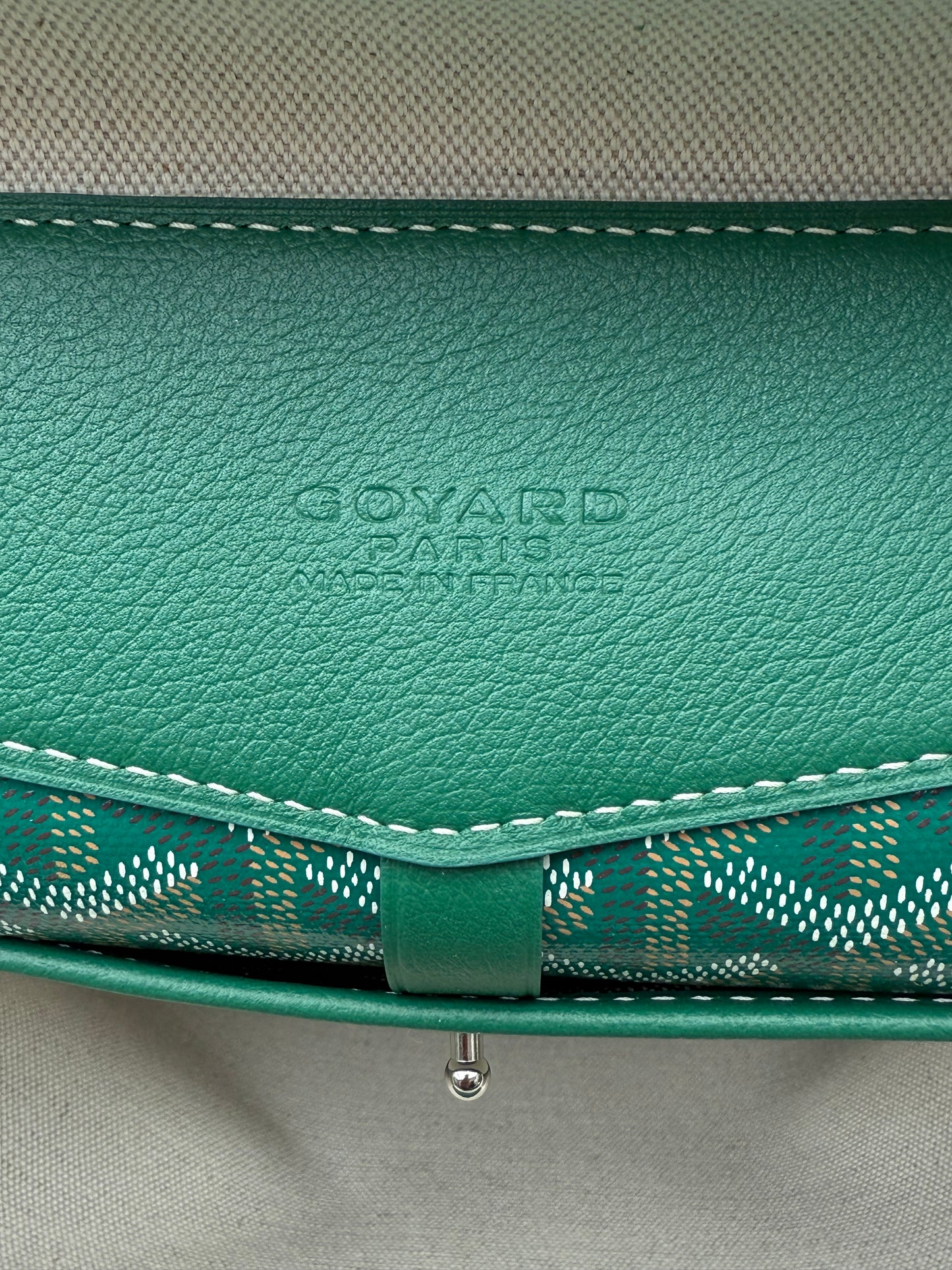 Goyard Green Cisalpin Backpack