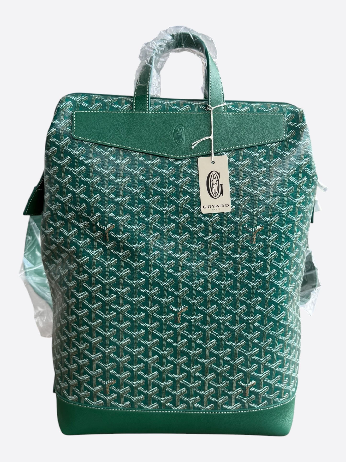 Goyard Green Cisalpin Backpack