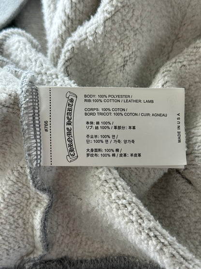 Chrome Hearts Grey & Black Triple Cross Patch Paper Jam Hoodie