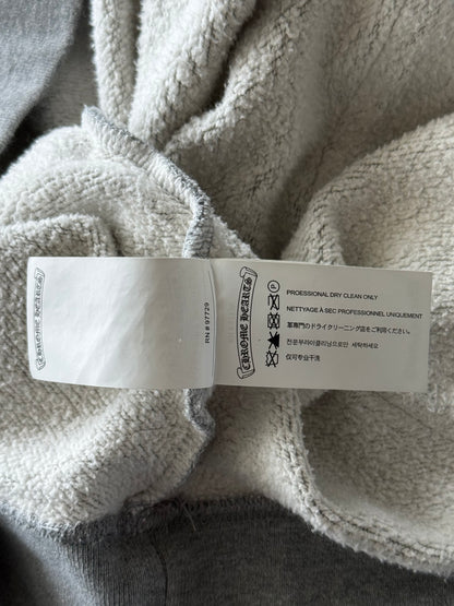 Chrome Hearts Grey & Black Triple Cross Patch Paper Jam Hoodie