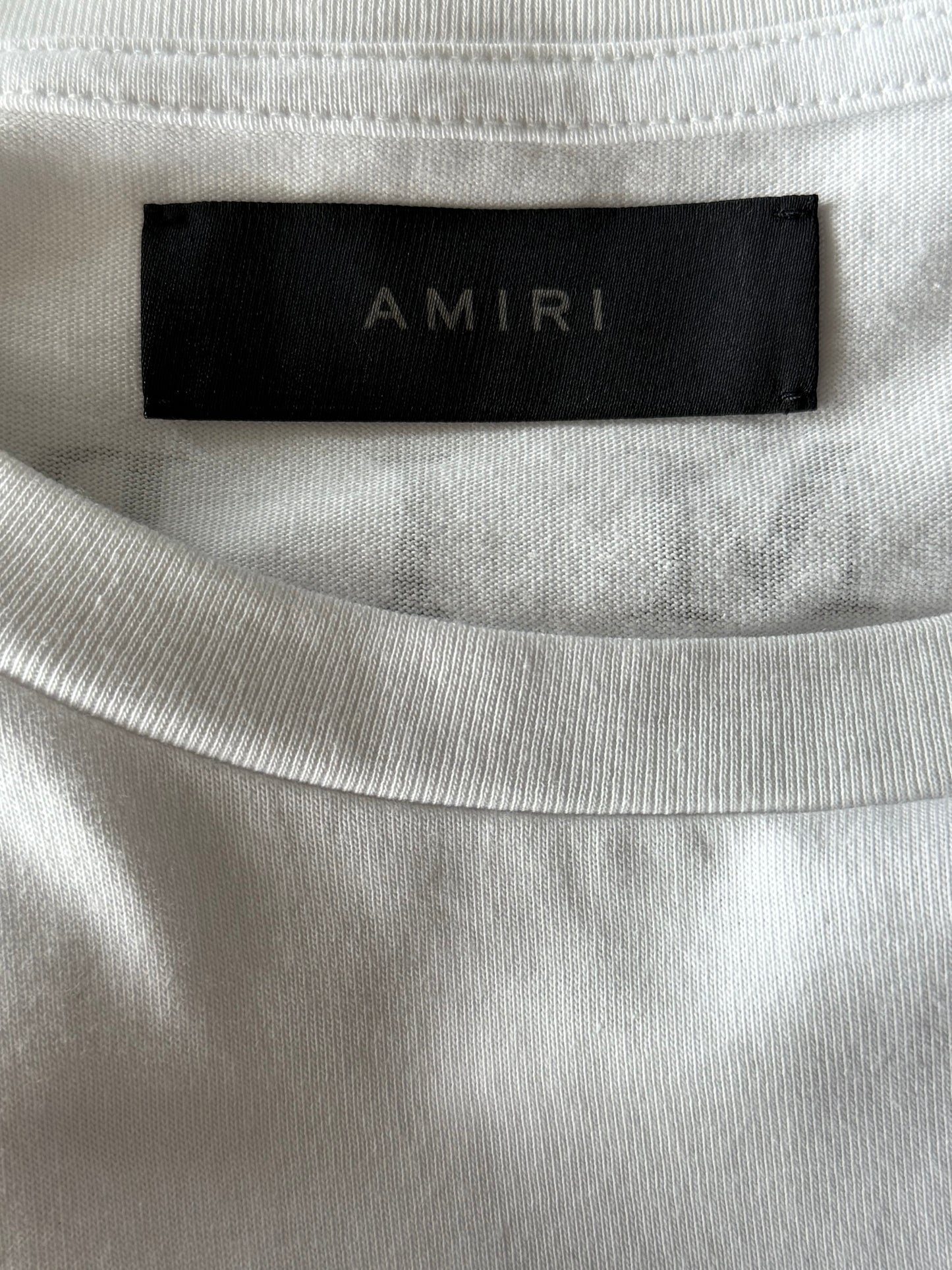 Amiri White & Black Mini MA Bar Logo T-Shirt