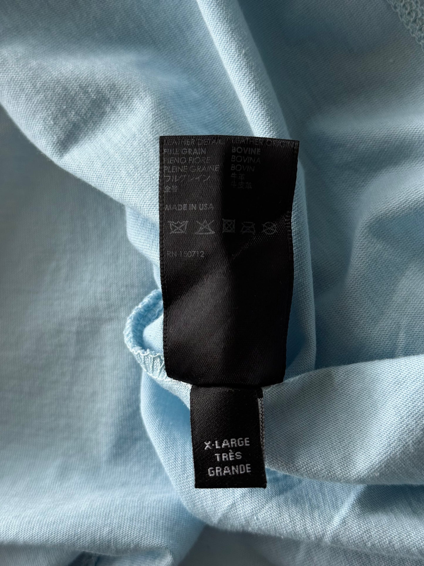 Amiri Blue & White MA Core Logo T-Shirt