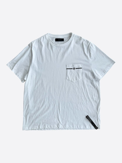Amiri White & Black Mini MA Bar Logo T-Shirt
