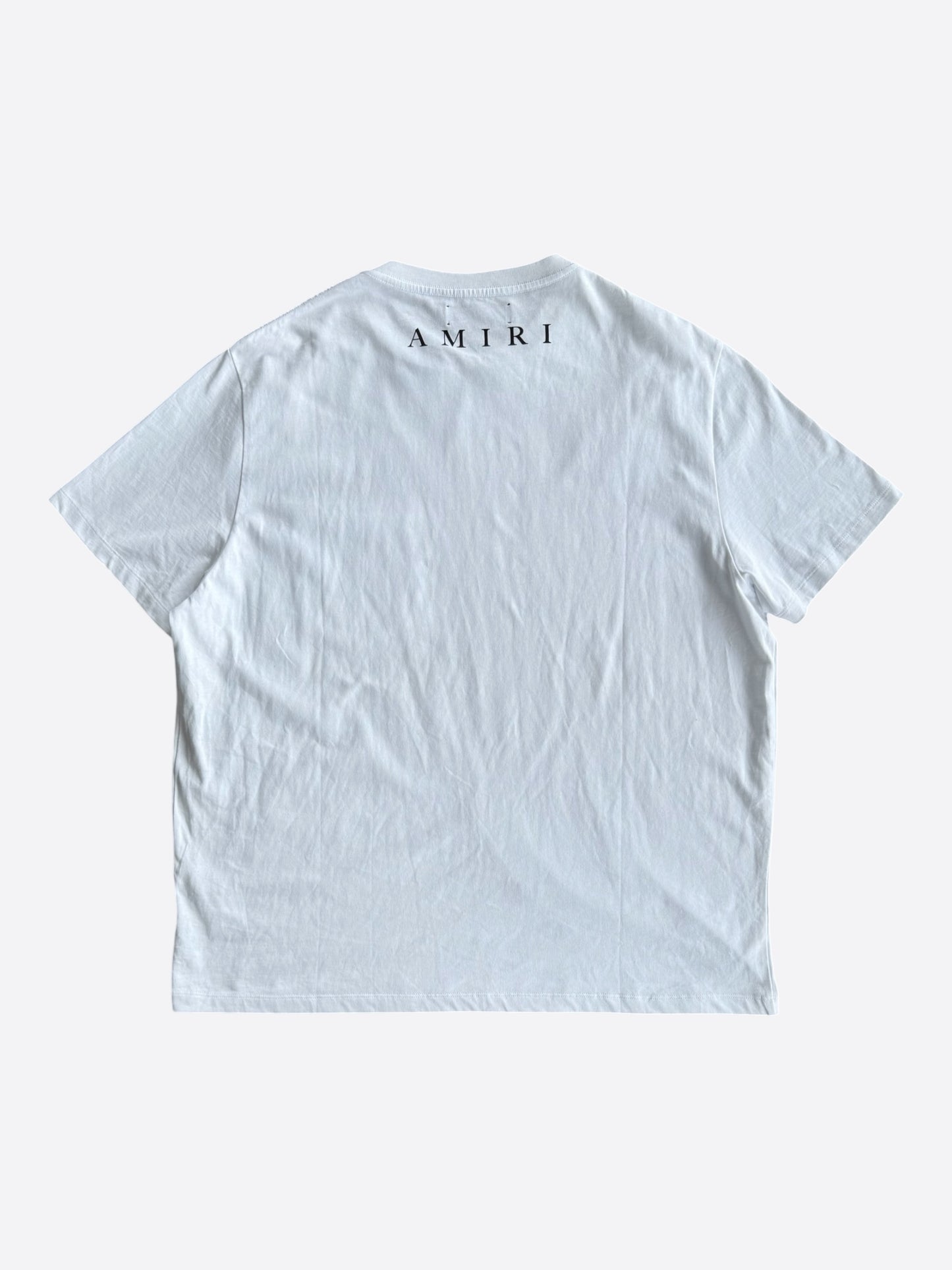 Amiri White & Black Mini MA Bar Logo T-Shirt