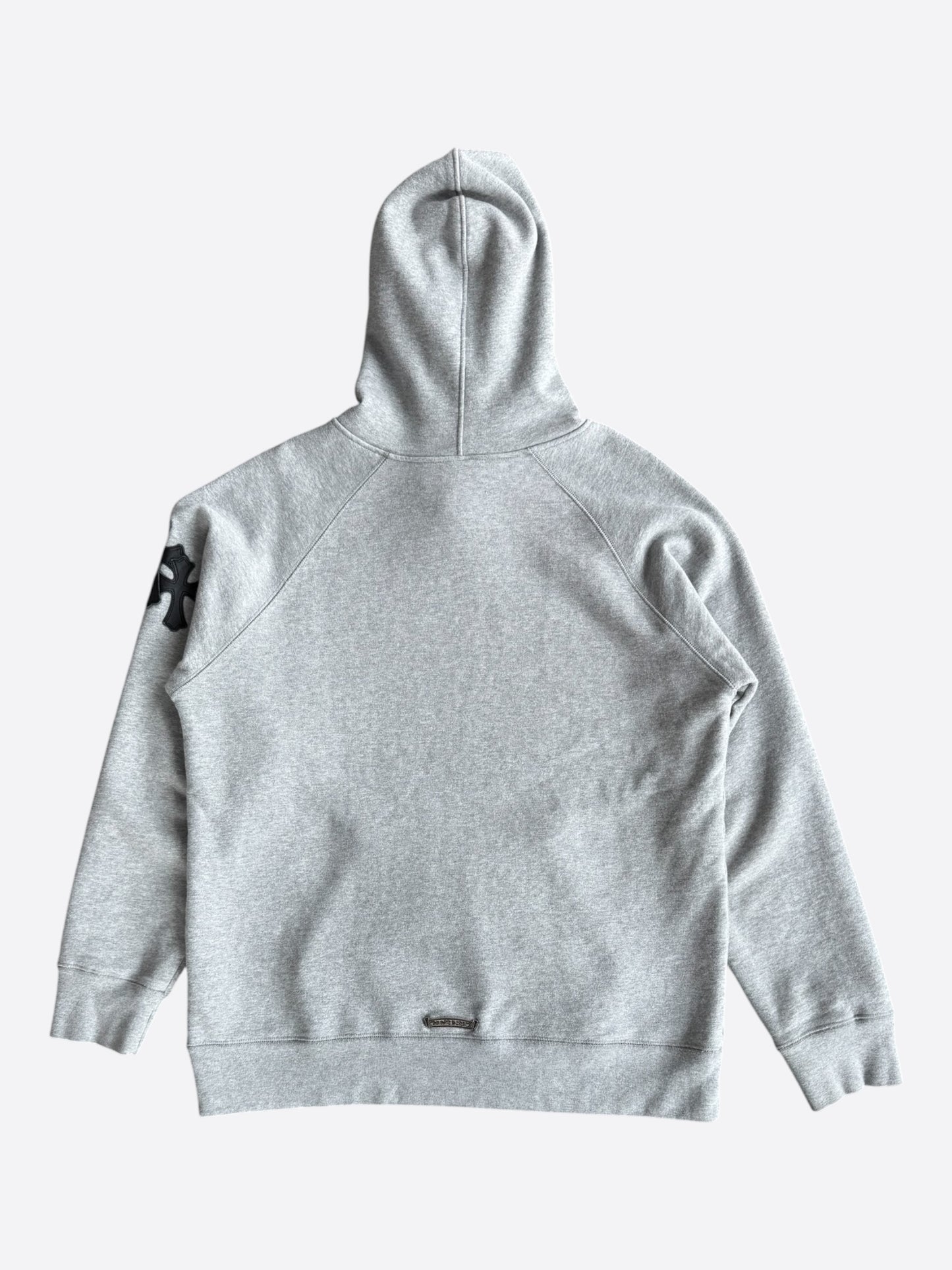 Chrome Hearts Grey & Black Triple Cross Patch Paper Jam Hoodie