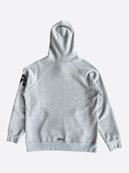 Chrome Hearts Grey & Black Triple Cross Patch Paper Jam Hoodie