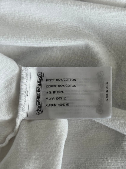 Chrome Hearts White & Red NY Longsleeve T-Shirt