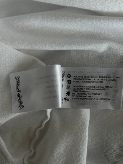 Chrome Hearts White & Red NY Longsleeve T-Shirt