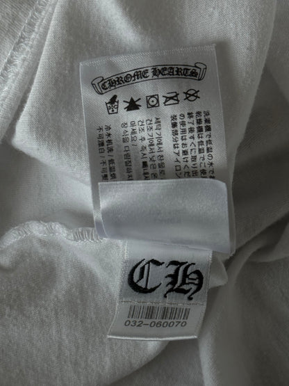 Chrome Hearts White & Red NY Longsleeve T-Shirt