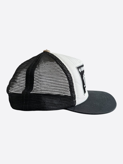 Chrome Hearts Black & White F**K Trucker Hat