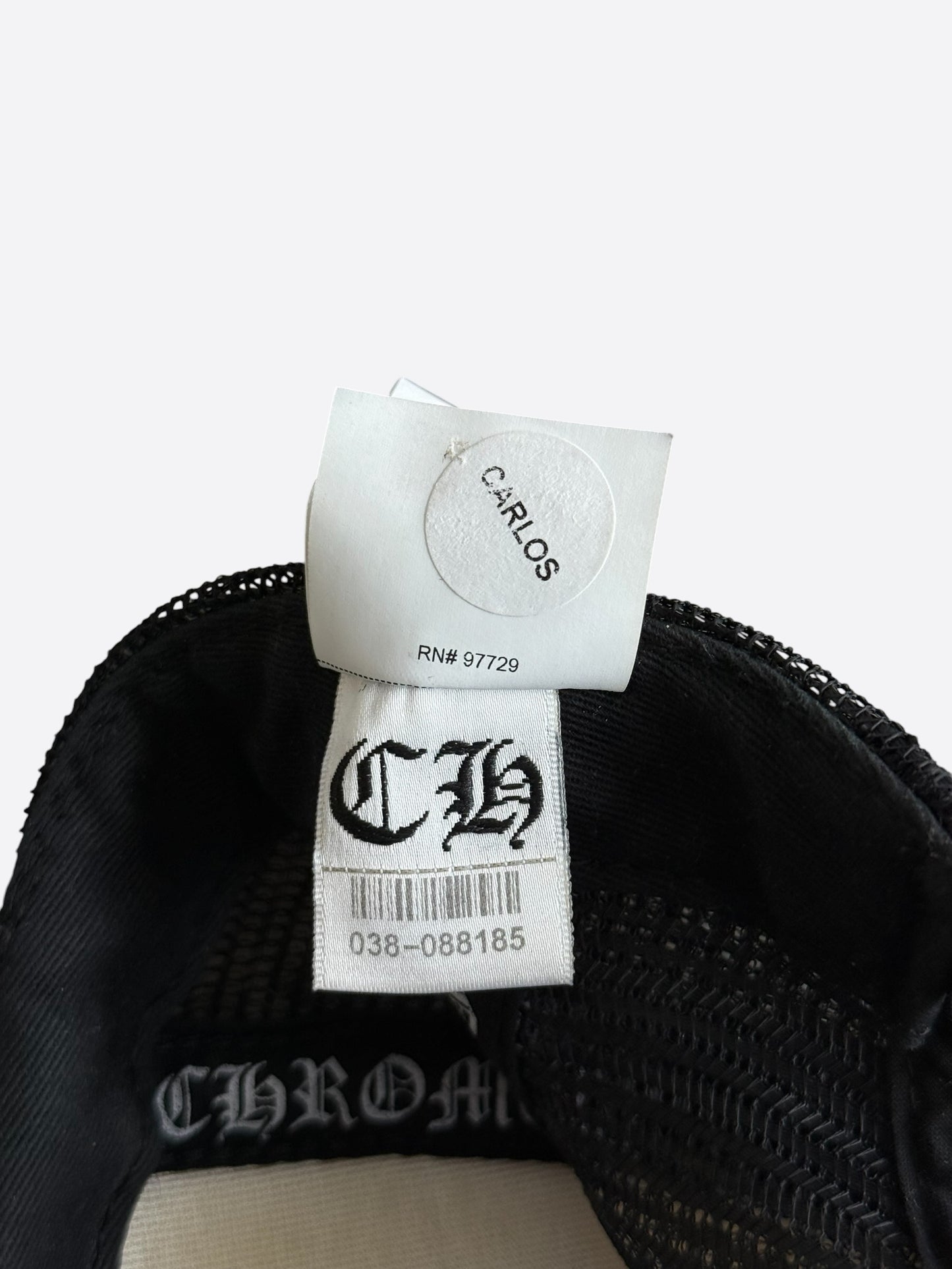 Chrome Hearts Black & White F**K Trucker Hat