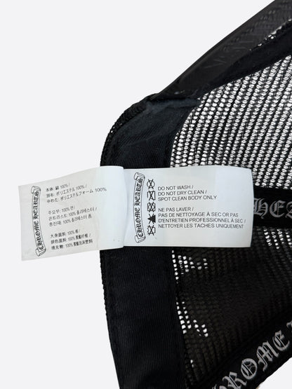 Chrome Hearts Black & White F**K Trucker Hat