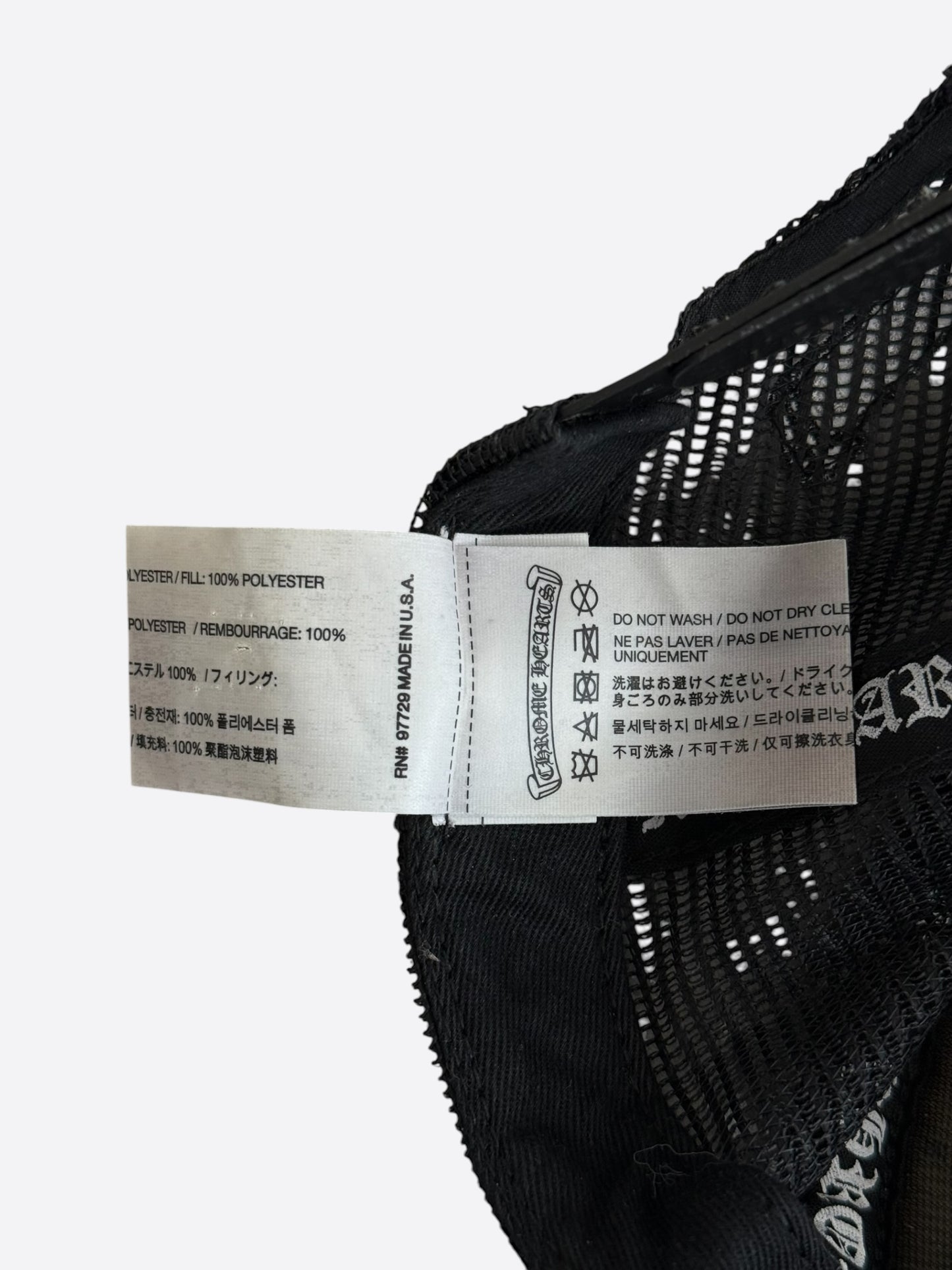 Chrome Hearts Black & White Foti Wings Hat