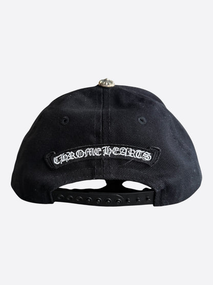 Chrome Hearts Black & White Horseshoe Logo Hat