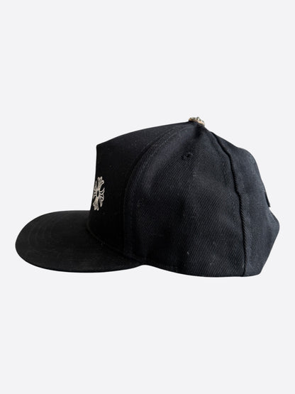 Chrome Hearts Black & White Horseshoe Logo Hat