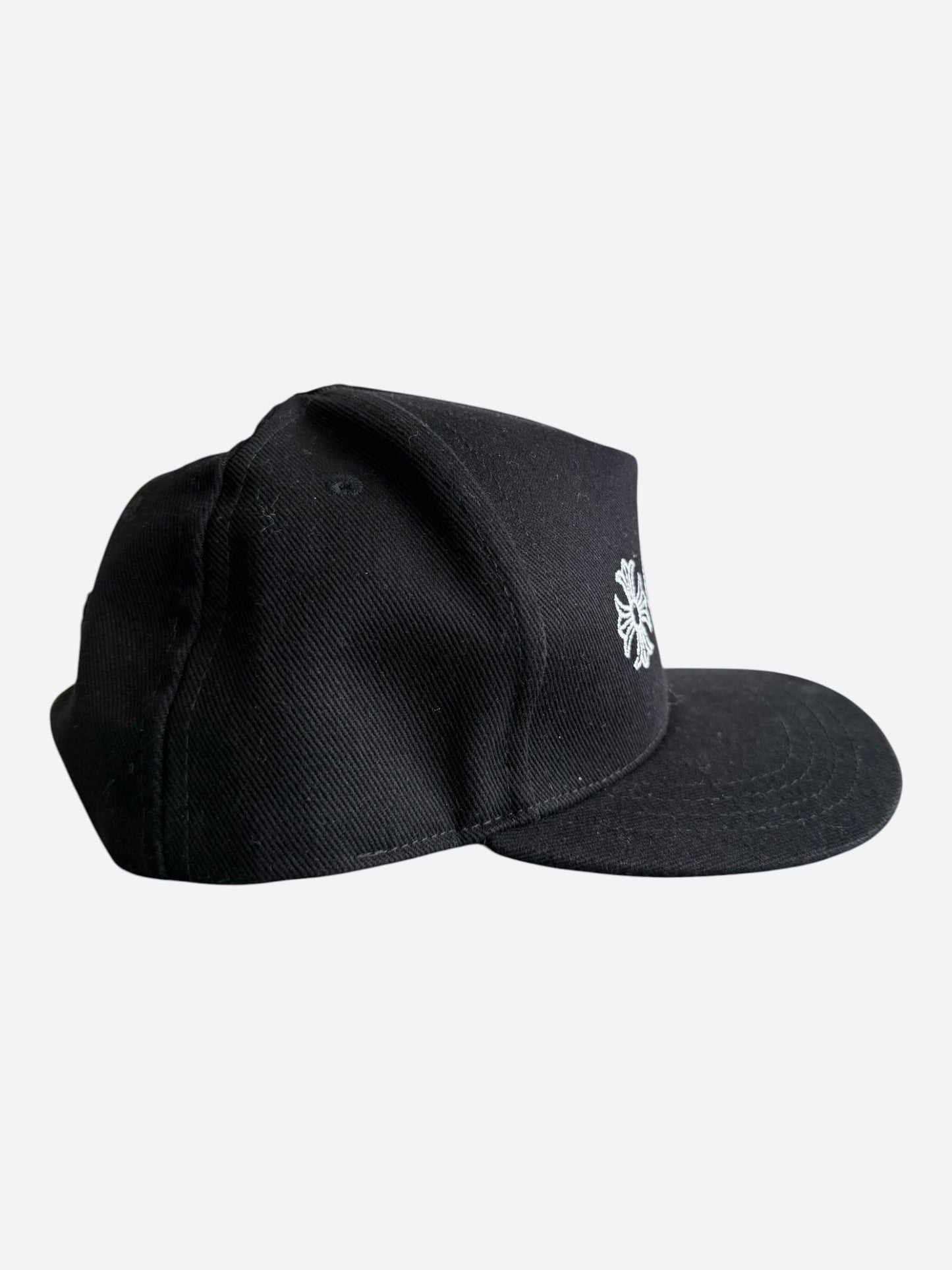 Chrome Hearts Black & White Horseshoe Logo Hat