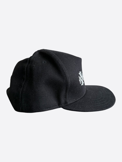 Chrome Hearts Black & White Horseshoe Logo Hat