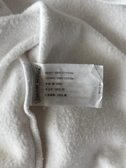 Chrome Hearts White & Black Miami Horseshoe Logo Hoodie