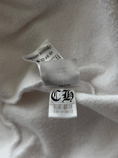 Chrome Hearts White & Black Miami Horseshoe Logo Hoodie