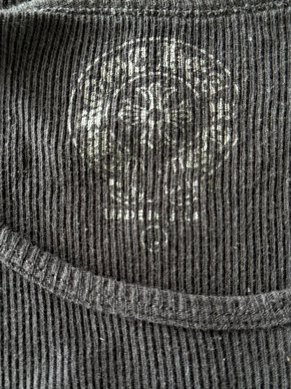 Chrome Hearts Black & White T-Bar Logo Tank Top