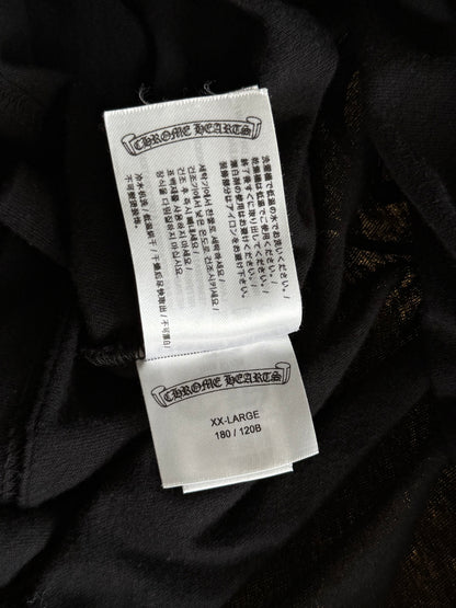 Chrome Hearts Black & White Miami Horseshoe Logo T-Shirt