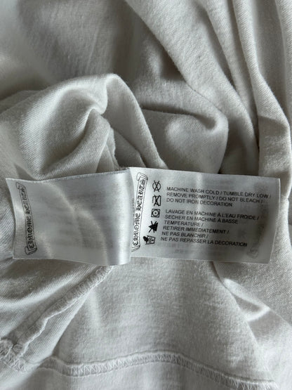 Chrome Hearts White & Black Honolulu Exclusive Hibiscus Flower Longsleeve T-Shirt