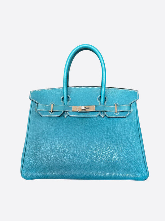 Hermes Blue Togo Birkin 30