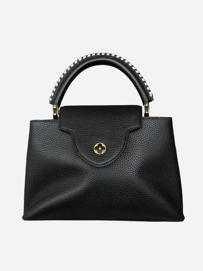 Louis Vuitton Black Capucines MM