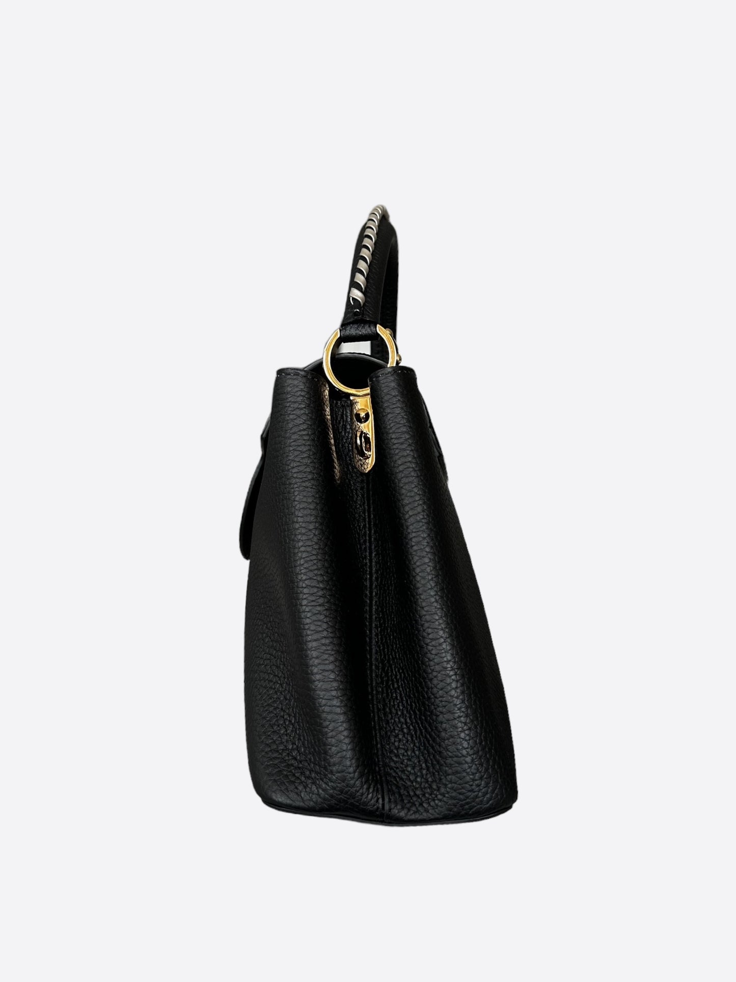 Louis Vuitton Black Capucines MM